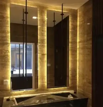 حمام رخامي فاخر بزجاج سكريت - الرياض